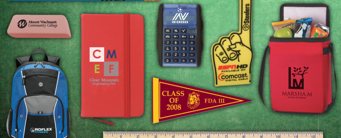 back to school promotional products